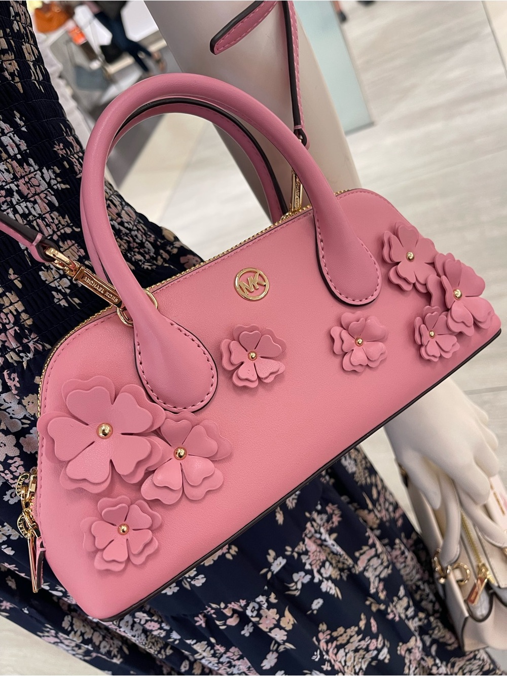 MICHAEL KORS Petra Small Floral Embellished Crossbody Bag
Carnation 
NWT - Picture 15 of 16